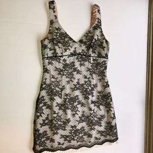 Nanette Lepore vintage lace polka dot cocktail dress